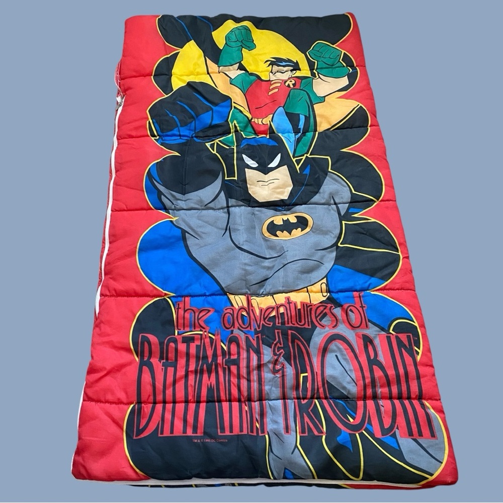 1995 DC Comics The Adventures of Batman & Robin Sleeping Bag